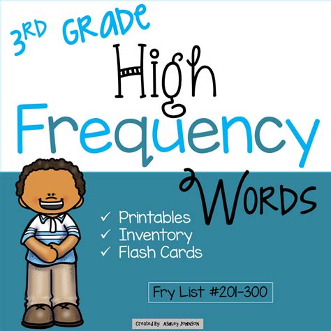 Third Grade High Frequency Words High Frequency Words High Frequency