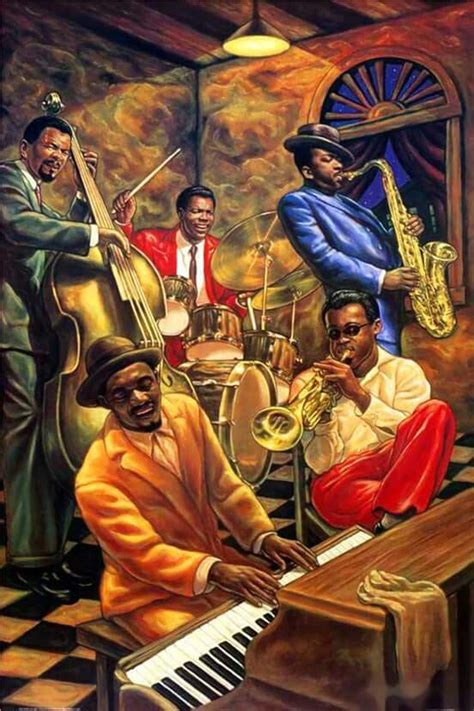 African American Art African Art Jazz Music Art Jazz Painting