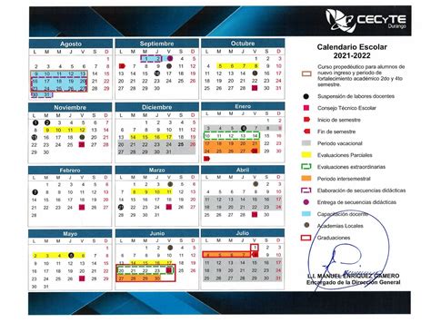 Calendario Escolar 2022 2023 Cecyteh Tezontepec Imagesee