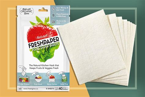 Freshpapers Food Saver Sheets Keep Produce Fresh For Longer Food And Wine