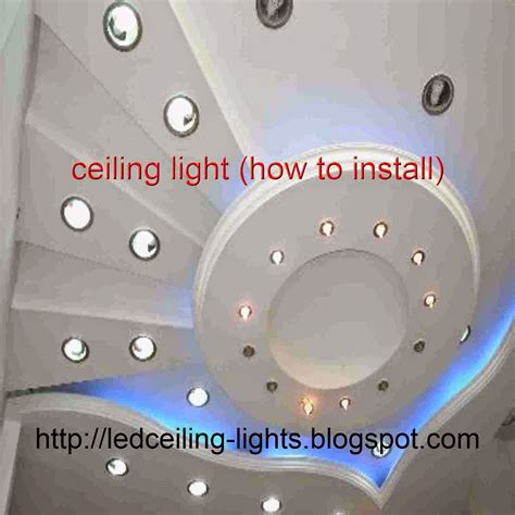 Ceiling Light How To Install Led Ceiling Lights