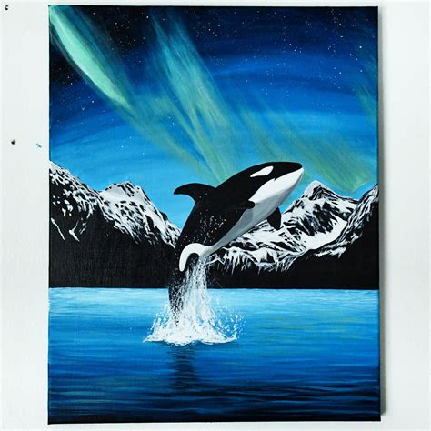 Orca Painting Etsy