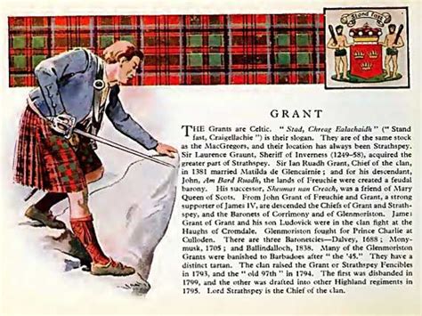 Clan Grant Their Castles And Information Clan Scotland History