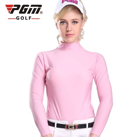 Pgm Women Breathable Sportswear Golf T Shirts Spring And