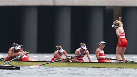 canada wins gold in rowing women s eight at tokyo olympics u s finishes fourth espn
