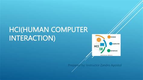 Hci Introduction What Is Human Computer Interaction Ppt