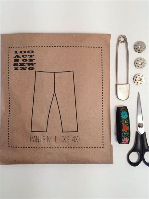 100 Acts Of Sewing Pants No 1 Sewing Pattern Couture Pour Les