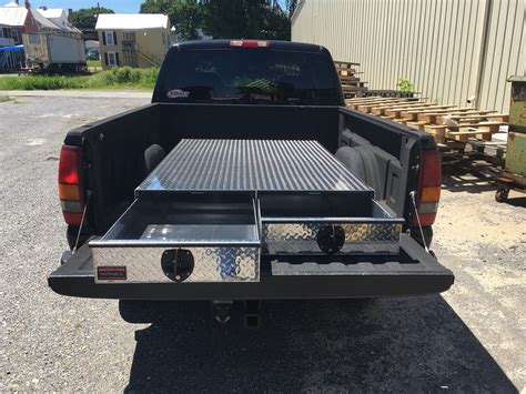 95 X 48 Bb96 Lp Aluminum 2 Drawer Truck Bed Tool Boxes