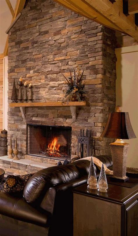 The best rustic fireplace mantels begin with a backdrop brimming with primitive character, and what could be more basic and backwoods than this simply carved mantel and surround, for example, take advantage of the beautiful, earthy tones and natural imperfections of unfinished wood to create an. Rustic mantel | Stone fireplace mantel, Fireplace, Cottage ...