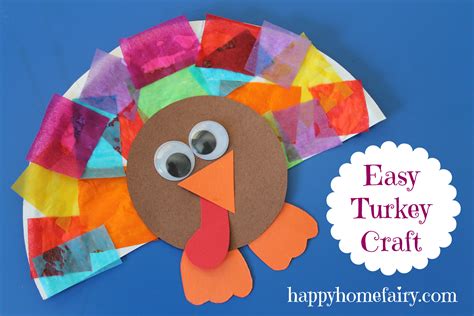 Easy Turkey Craft Happy Home Fairy