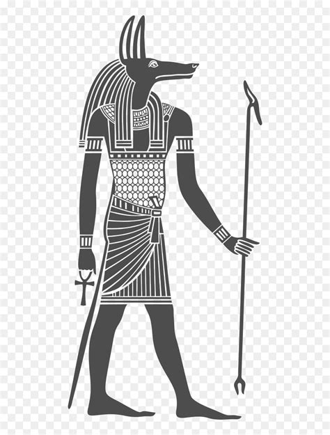 Anubis Mythological God Of Ancient Egypt Svg Dxf Egyptian God