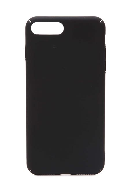 Plain Iphone 7 Plus Case In Black Romwe