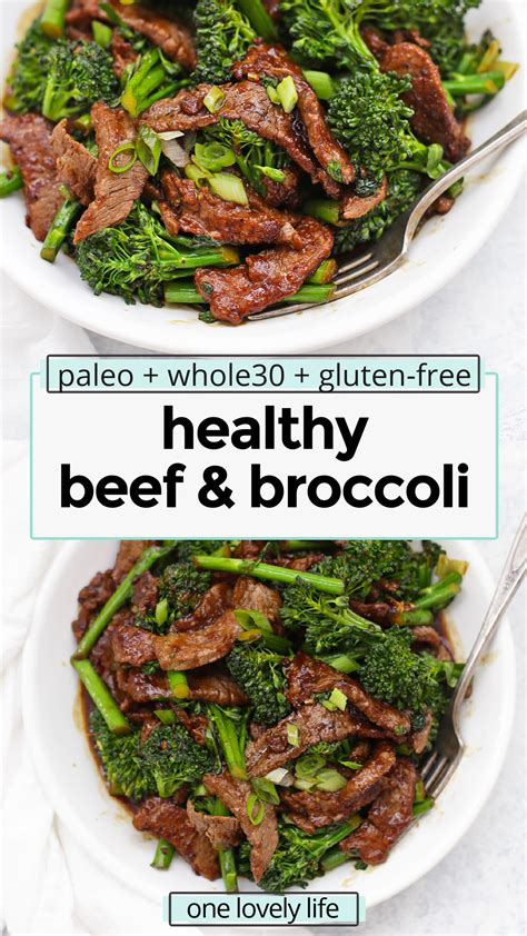 Healthy Beef And Broccoli Paleo And Whole30 One Lovely Life