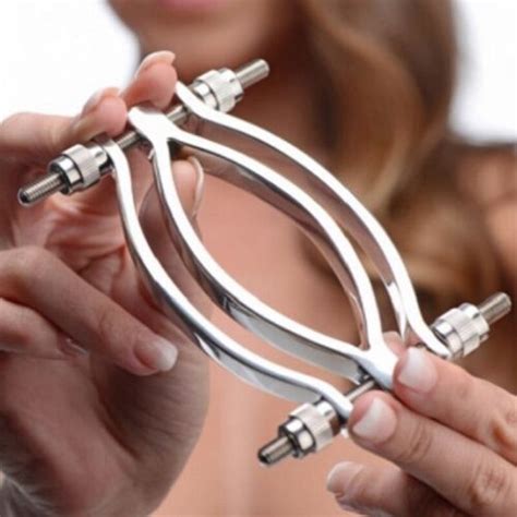 Stainless Steel Female Pussy Clamps Women S Adjustable Chastity Labia