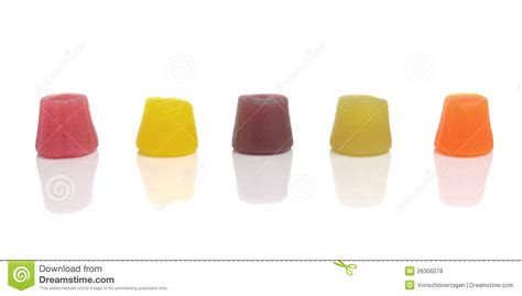 Wine Gums Isolated On White Background Stock Photo Image Of Candy