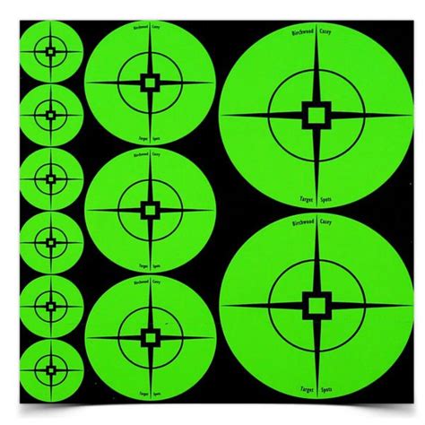 Target Spots Green Assorted Size Targets