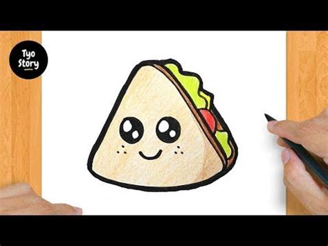 131 How To Draw A Cute Sandwich Easy Drawing Tutorial YouTube