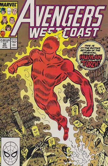Some Had Asked For The Human Torch Avengers West Coast 50 John Byrne
