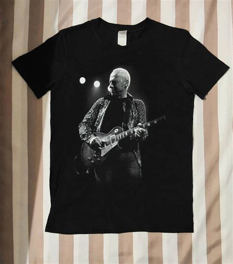 Mark Knopfler Black Tour T Shirt Mark Playing Guitar Solo Etsy