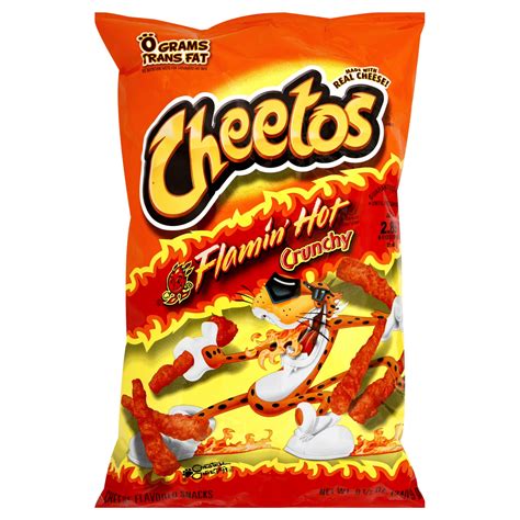 Cheetos Cheese Flavored Snacks Flamin Hot Crunchy 85 Oz 2409 G Food And Grocery Snacks