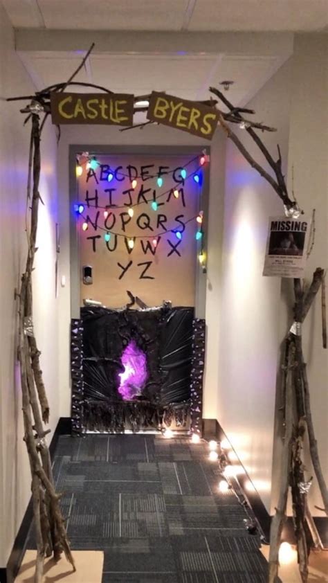 Our Stranger Things Door Won The Decoration Contest Rstrangerthings