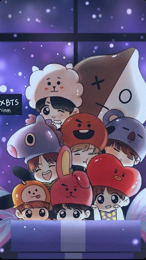 We bring you a stockpile of wallpaper and background images, free to download for our visitors. Chibi BTS | Kpop, Nhóm nhạc bts, Ảnh hoạt hình chibi