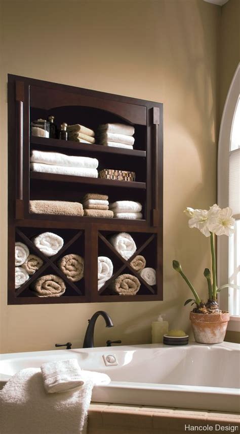 Between the studs bathroom storage ideas. Bathroom Decor Ideas: Built in bathroom wall storage