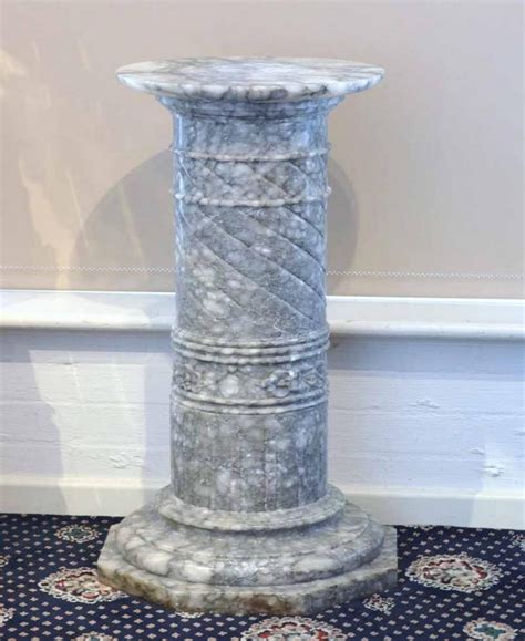 Octagonal Marble Pedestal Early 20th Century Pedestals Furniture