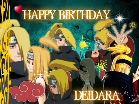 Happy Birthday Deidara By Wow1076 On Deviantart