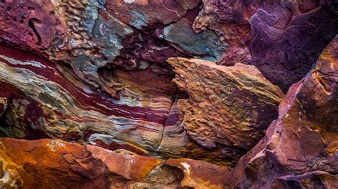 Abstract Photography Rock Nature Colorful Rock Formation Australia National Park