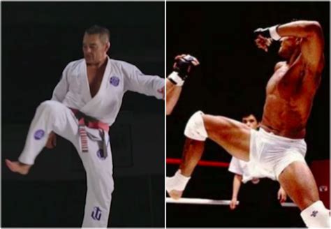 Rickson Gracie Shows His Striking Method And Clinch