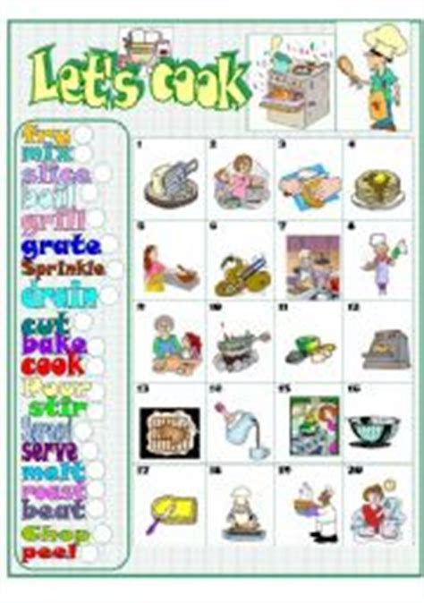 Let´s cook - ESL worksheet by kodora