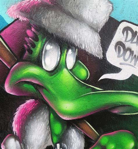 Duck Down Rmer Graffiti Artist Murals And Canvas Cardiff Uk