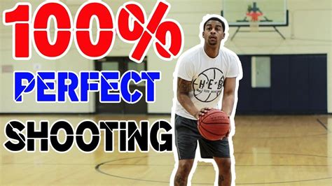 The Perfect Shooting Form How To Shoot A Basketball Youtube