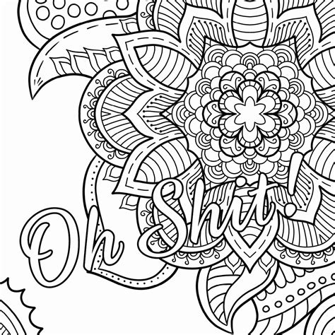 Cuss Word Coloring Pages Printable