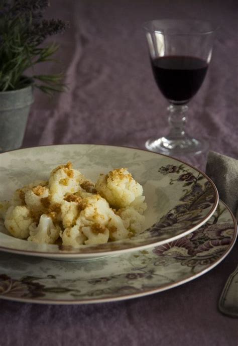 Una receta muy saludable sin renunciar al sabor. Receta 342: Coliflor cocida, con salsa de mantequilla ...