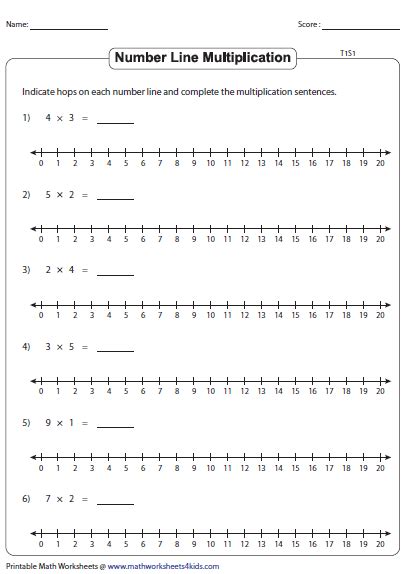 Number Line Worksheet 2nd Grade