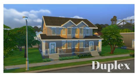 Duplex The Sims 4 Speed Build Youtube