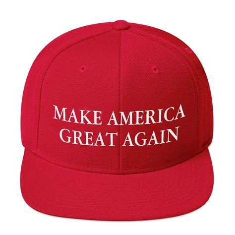 Make America Great Again Hat Donald Trump 2016 Republican Hat Cap Red
