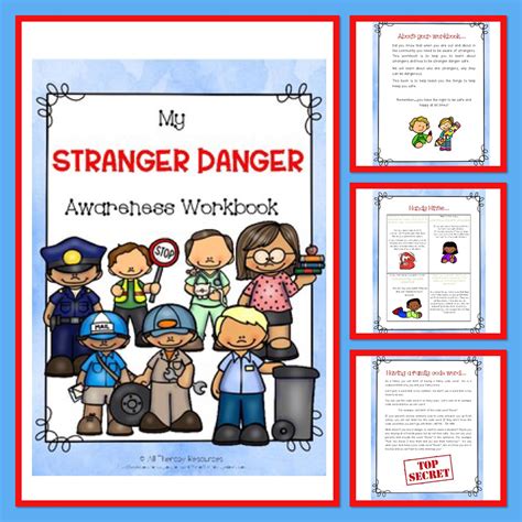 My Stranger Danger Awareness Workbook - Personal Safety Lesson