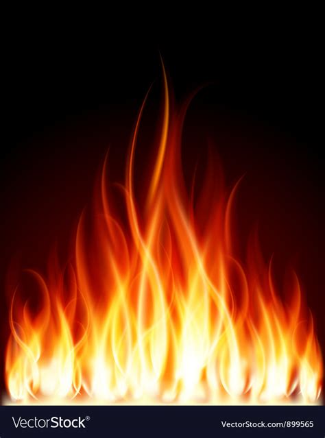 Burning Flames Background Royalty Free Vector Image