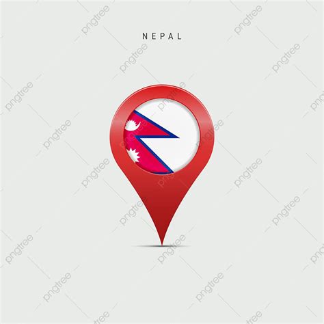 Nepal Map Vector Art Png Teardrop Map Marker With Flag Of Nepal In Discovery Journey Png