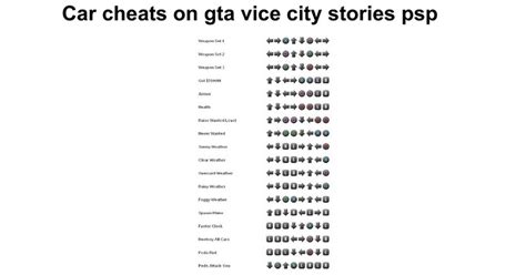 Vice city stories для psp. 壮大 G T A Vice City Cheats - 印字米が
