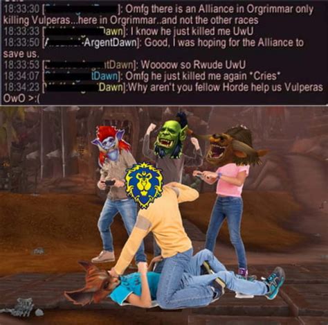 Chad Alliance Purging The Foxy Filth Of The Horde World Of Warcraft
