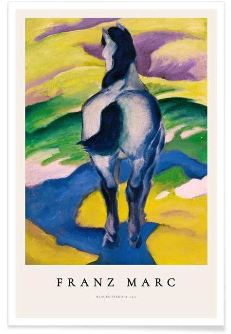 Franz Marc Blaues Pferd Ii Poster Juniqe
