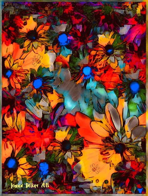 Color Cluster Painting Art Digital Art