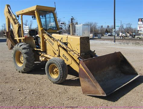 Ford 555 Backhoe In Miami Ok Item C5338 Sold Purple Wave