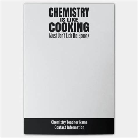 Funny Chemistry Teacher Quote Post It® Notes Zazzle