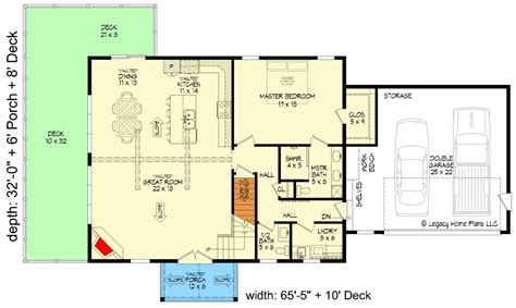 2 Story Mountain House Plan With Main Floor Master Suite And 2 Car