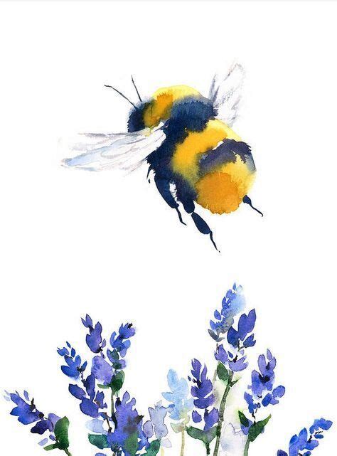 Bee And Beehive Things We Love Watercolor Bee Art Watercolor